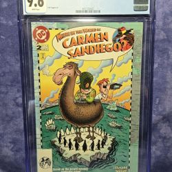 Where In The World Is Carmen Sandiego? #2, 1996 • CGC 9.6 • DC Comics 
