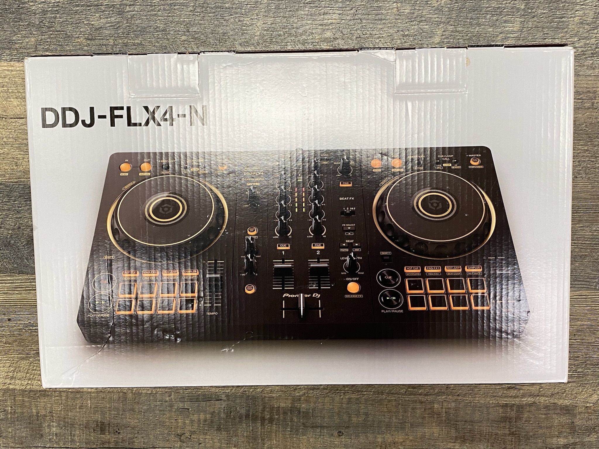 Pioneer DJ DDJ-FLX4 2-deck Rekordbox and Serato DJ Controller