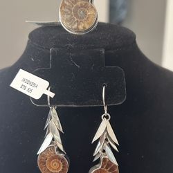 Ammonite Jewelry Set 