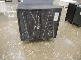 Coast to Coast Cabinet - Distressed Black | Cupboard