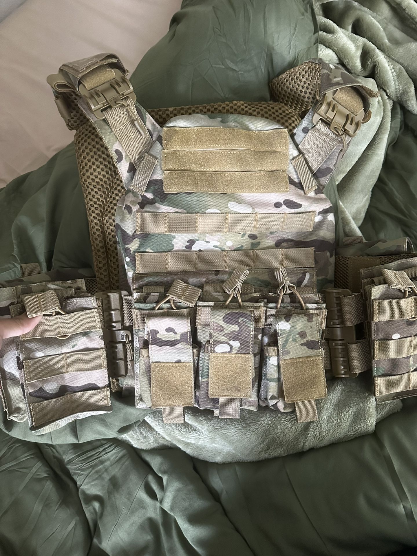 Quick Release OCP Camo Tactical Vest