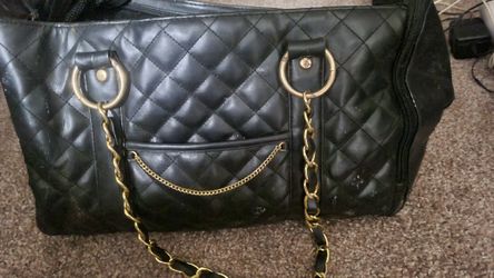 Leather Chain Bag Pet Carrier Boots & Barkley