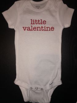 Little Valentine’s Onesie