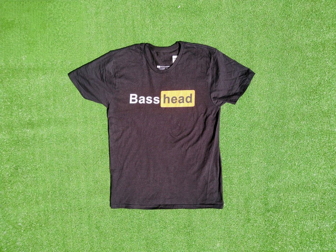 BassHead Electronic Music PornHub Logo Festival Mash-Up/Collab Med Shirt NWT