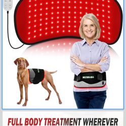 Red-Light-Therapy-for-Body,2025 Upgraded-4 Modes 5 Stage Power Medical-Grade TPU Mat for Body Pain Relief,20"x 9"Dual Wavelength Infrared Red Light Bl