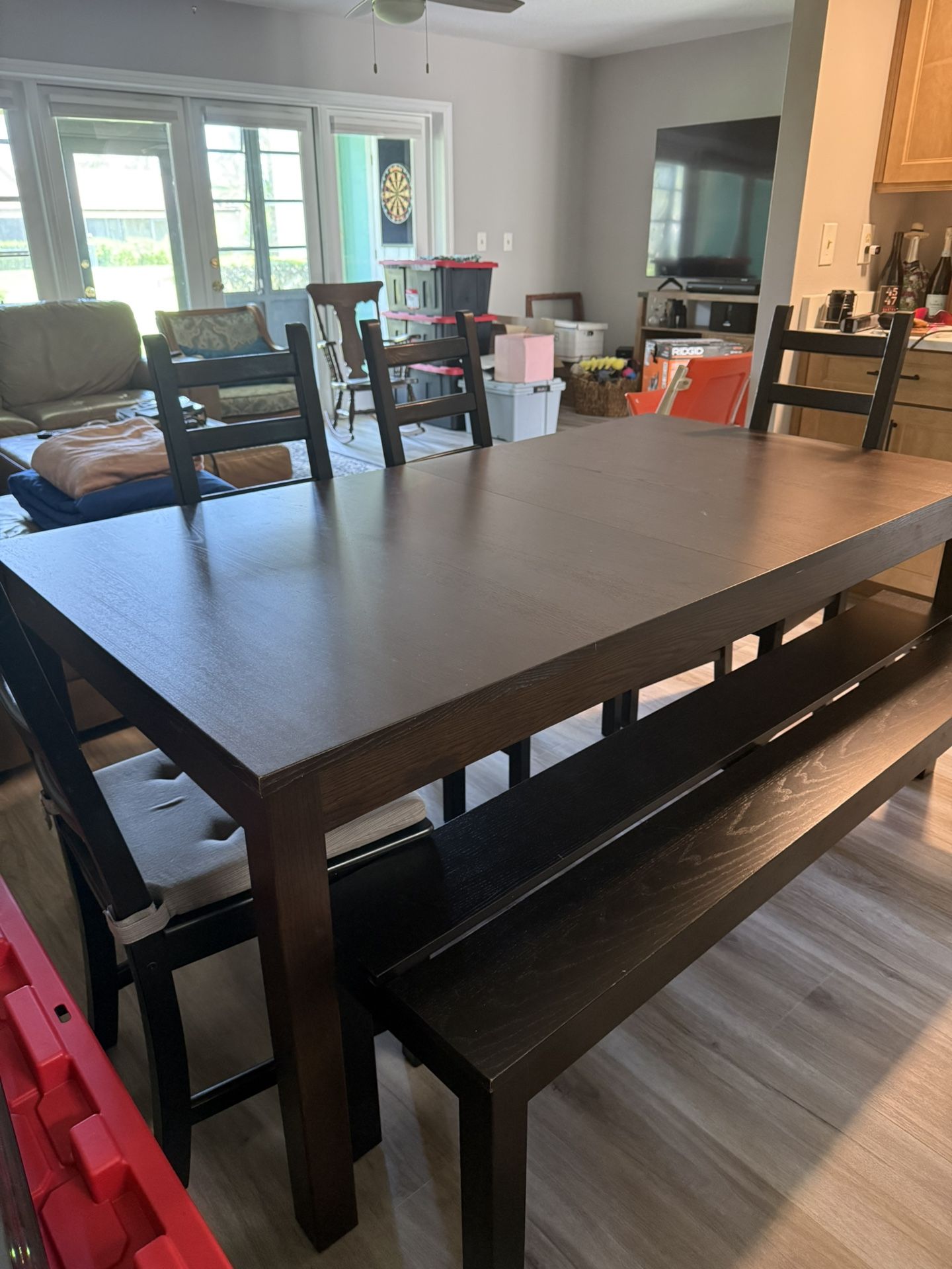 IKEA Dining Table w/ Matching Barstools