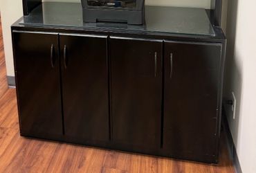 Free used black cabinet!