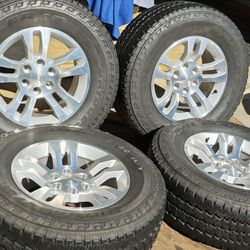 18" Chevy Wheels With LT BRIDGESTONE 