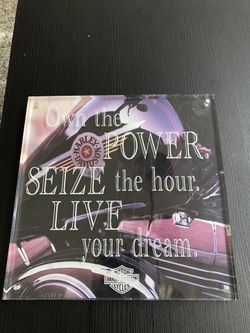 DECORATIVE HARLEY-DAVIDSON PIECE - $10.00