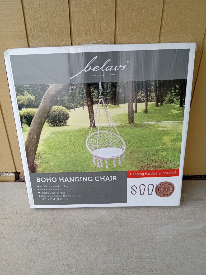 belavi BOHO HANGING INDOOR/OUTDOOR CHAIR