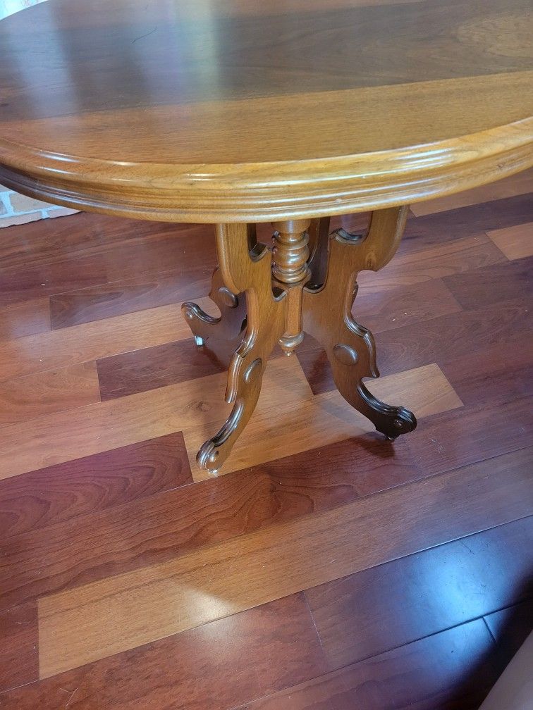Oval Solid Wood Table
