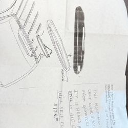 Chevy Trailblazer 2002-2009 Tailgate Upper Reveal Molding