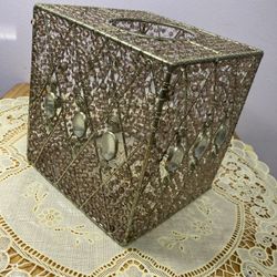 Tissue Paper Cover, Beaded