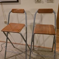 IKEA Dennis Barstool folding chairs 