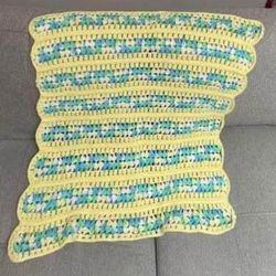 Crochet Knitted Blanket 32x32 Inches just $5 