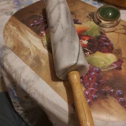 Decorative Marble Rolling Pin