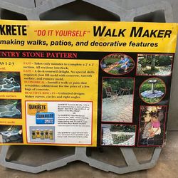 Quikrete Walk Maker.