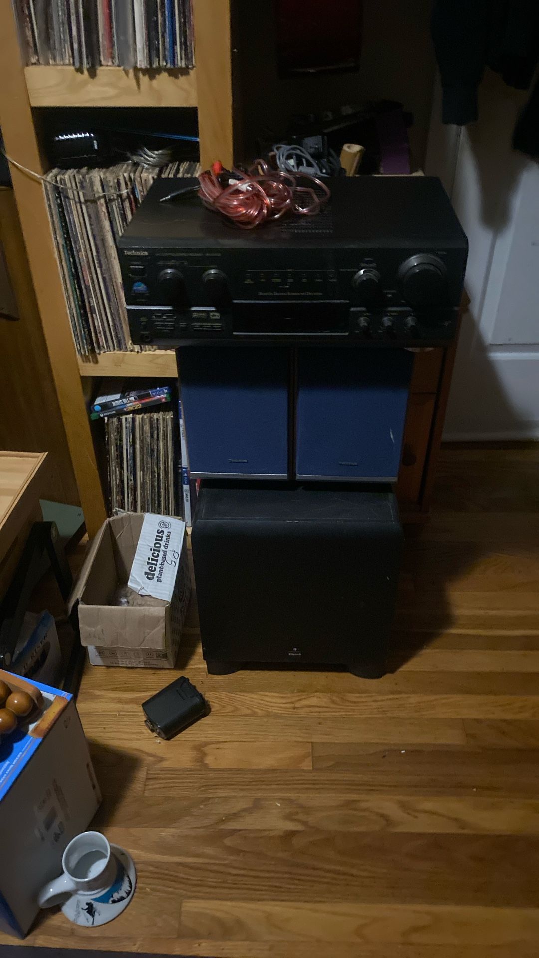 Klipsch Sub Technics Speakers Technics Receiver