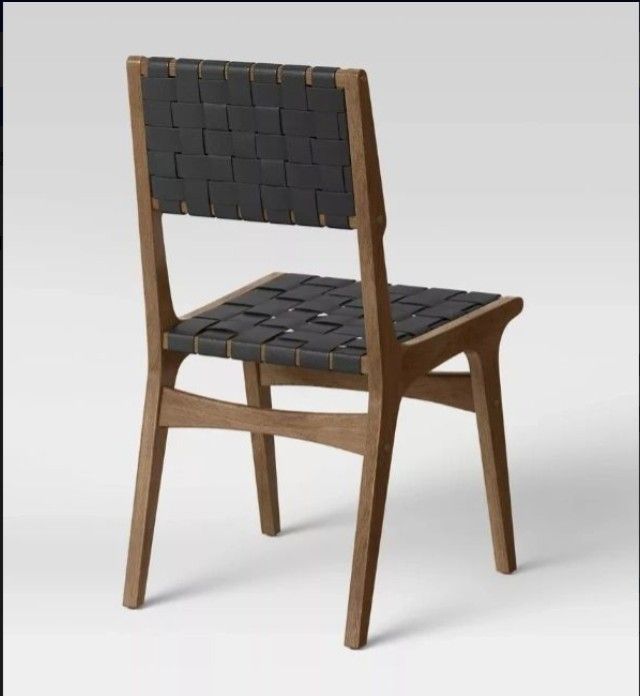 Ceylon 18" Seat Height- Dining Chair- (Colors-Black w/ Walnut ) - By Threshold