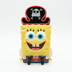 Nickelodeon SpongeBob SquarePants Pirate Hat Collectible Figure Plastic Cartoon