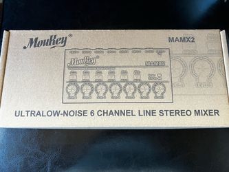 Moukey 6 Channel Audio Mixer