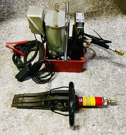 Power Team Spx Portable 12v Hydraulic Pump With Jaws