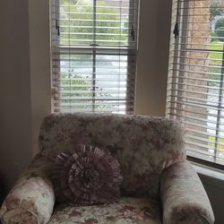 Big Comfy Floral Print Chair