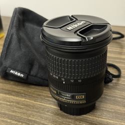 Nikon AF-S DX NIKKOR 10-24mm Ultra Wide Angle Lens