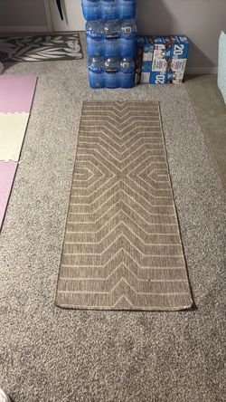 Runner rugs and area rug