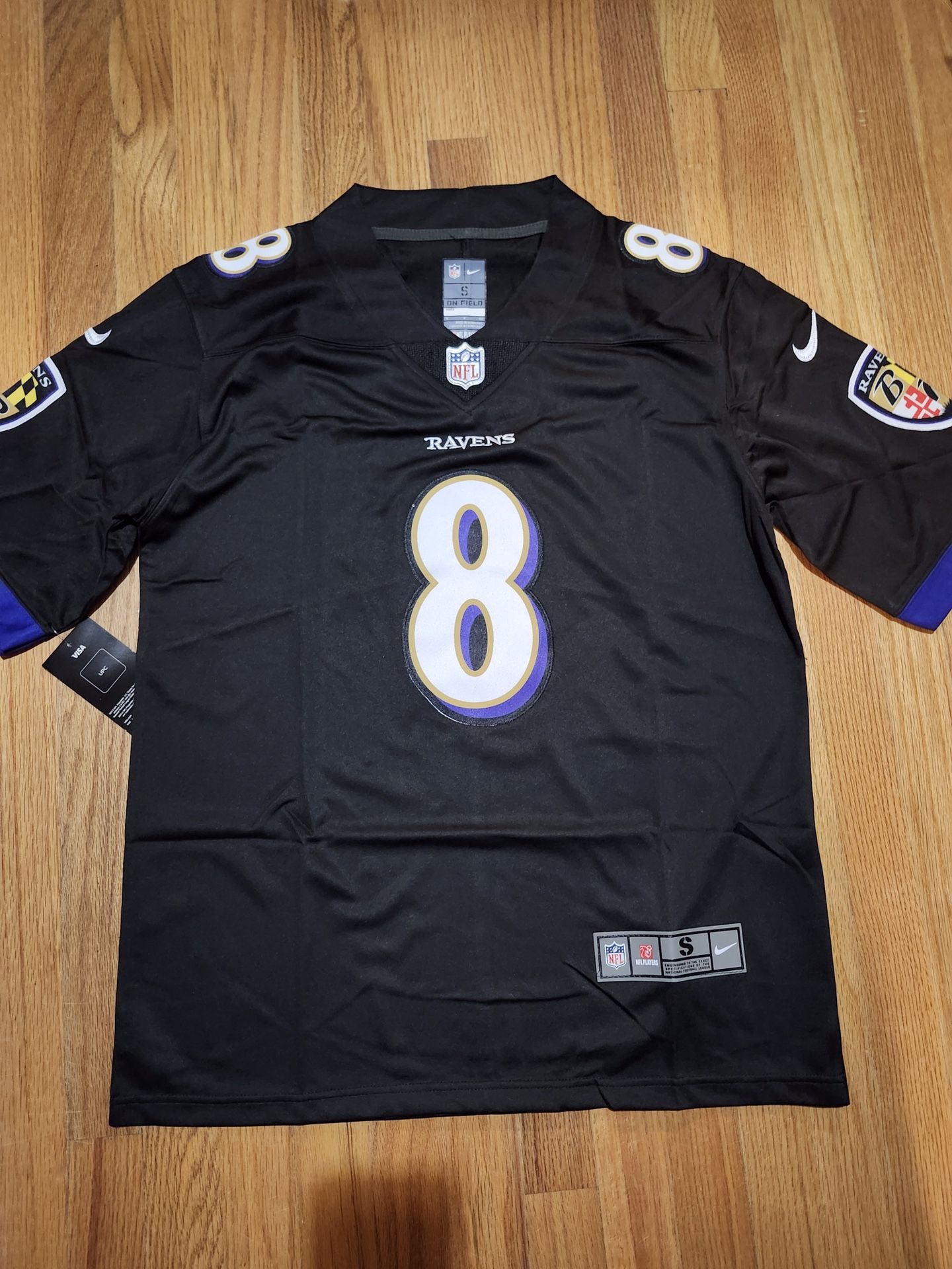 NFL Baltimore Ravens Baltimore Ravens football uniform No.8 Lamar Jackson jersey