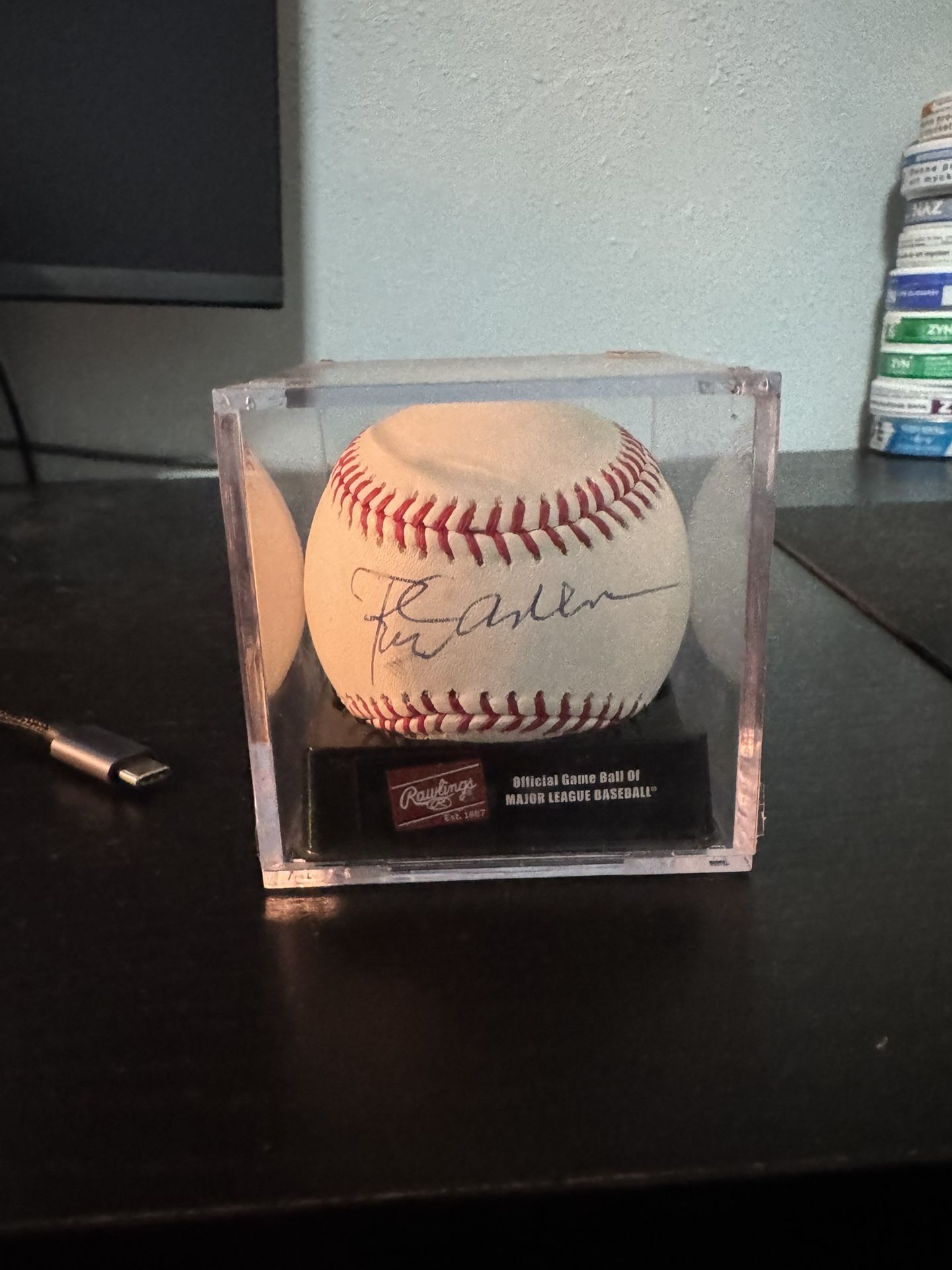 Rod Carew signed baseball