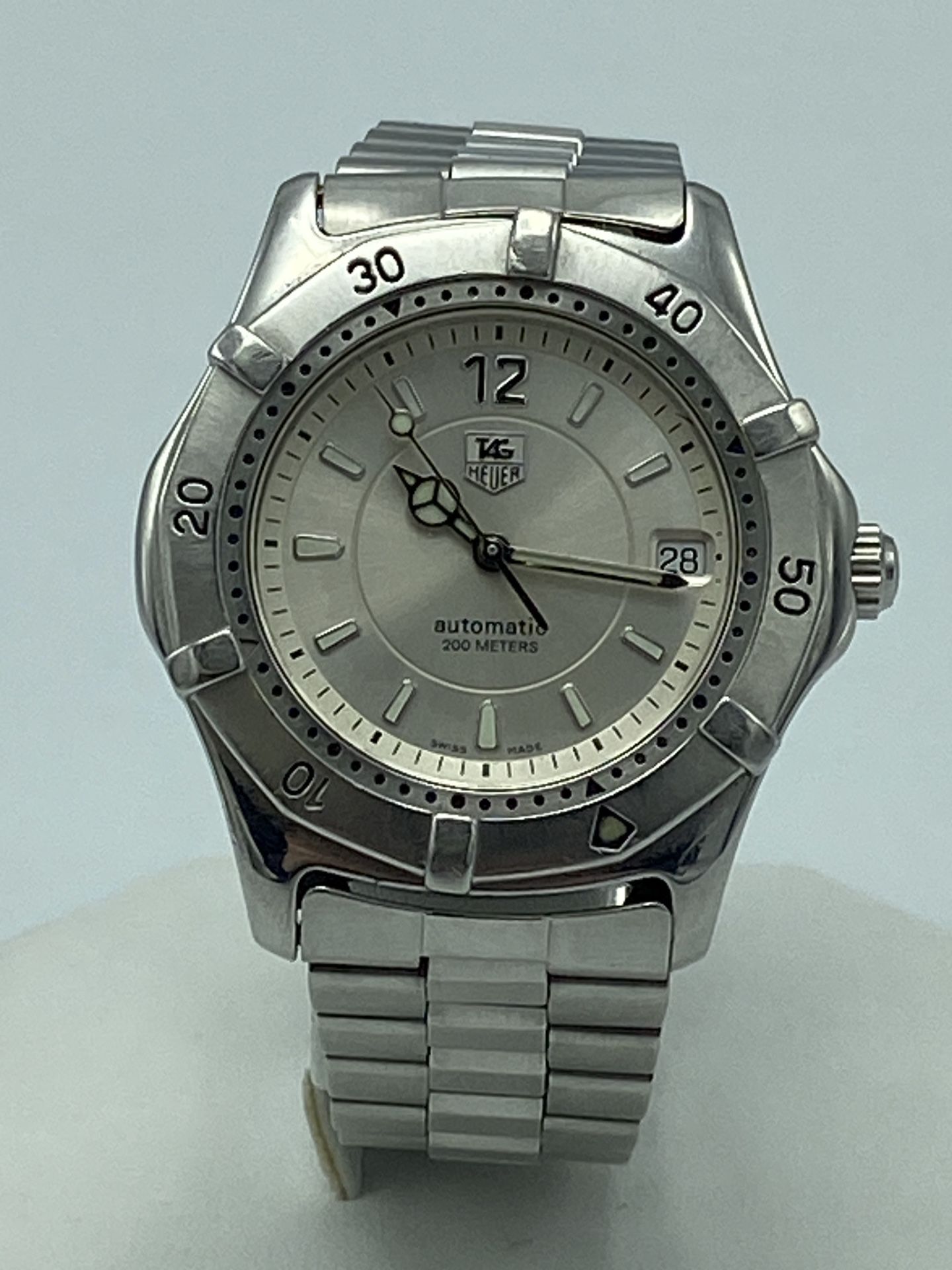 TAG HEUER 2000 Series Silver Men's Automatic Date Watch Ref. WK2116