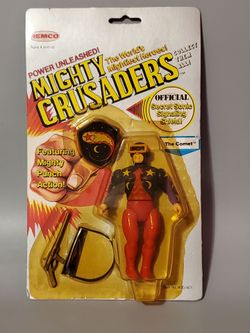 Vintage Remco Mighty Crusaders Comet Action Figure
