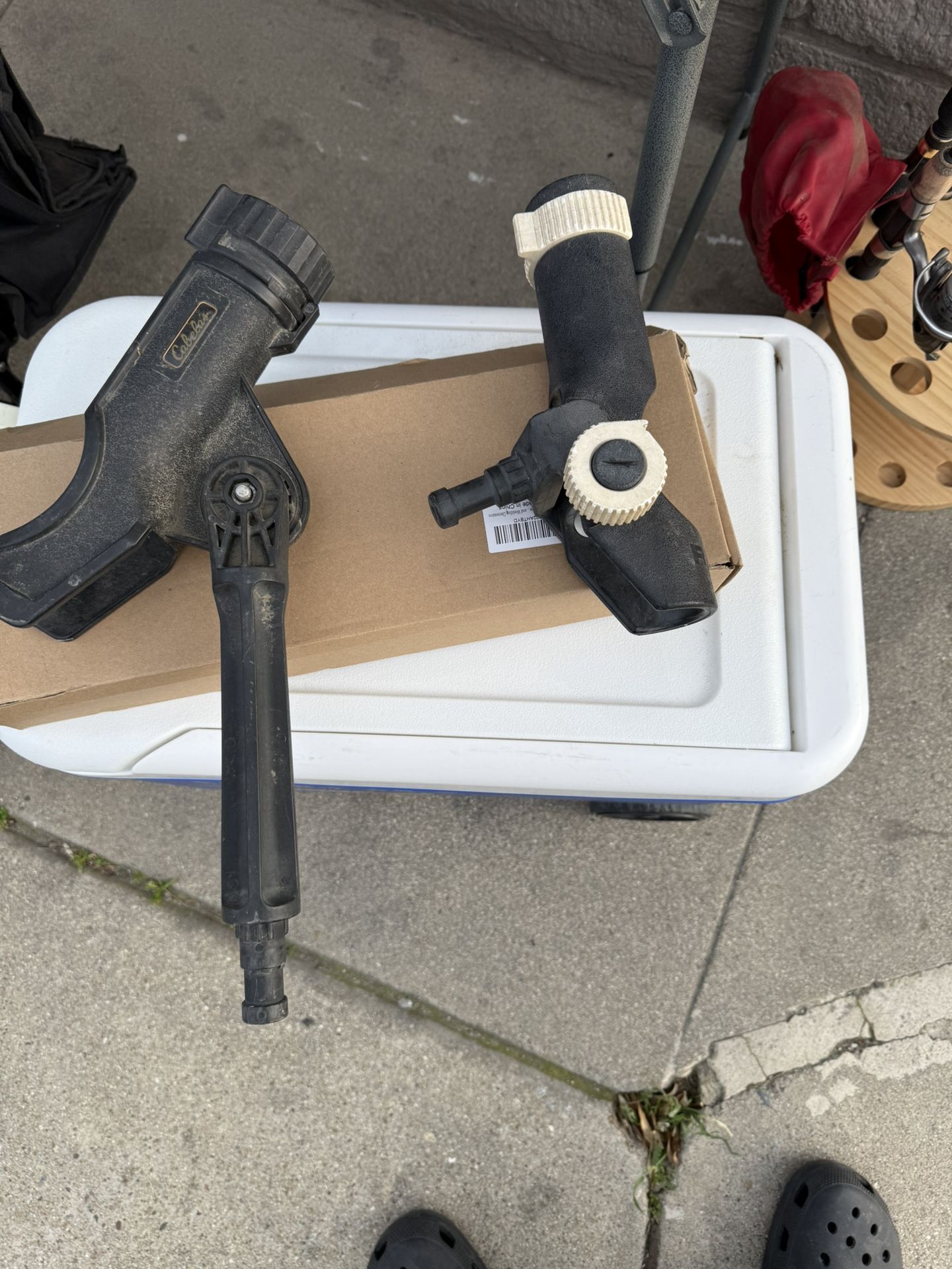 Rod Holders For A Boat