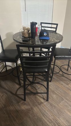Dining table with chairs