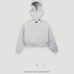 Bad Bunny Crewneck Hoodie Size XL