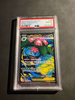 2025 Pokémon MEG EN Mega Venusaur ex Ultra Rare #155 PSA 10 GEM MT