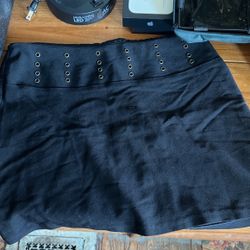 Venus Black Mini Skirt 