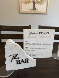 Stone Bar Sign