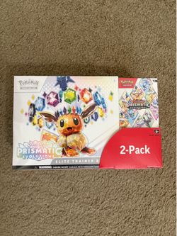 Pokemon Prismatic Evolutions ETB + Booster Bundle Costco 2-Pack
