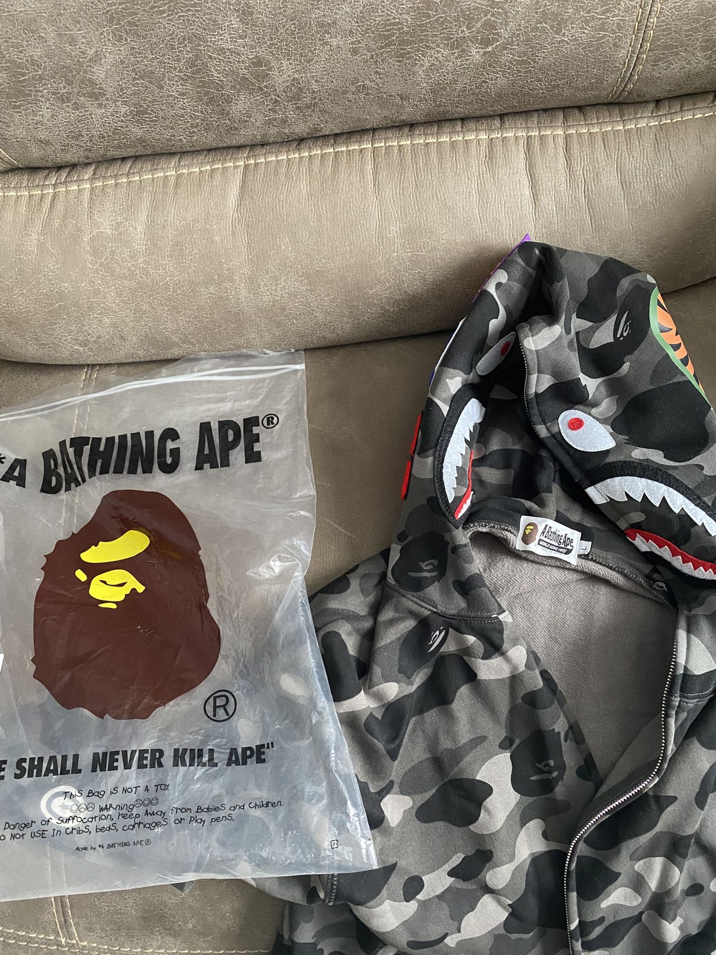 Bape Camo Grey Hoodie