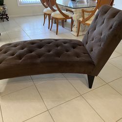 Brown Chaise Lounger
