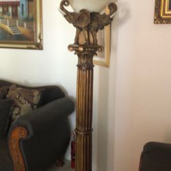 Lámpara De Pie Antique 