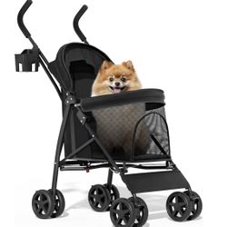 4 Wheels Pet Stroller.