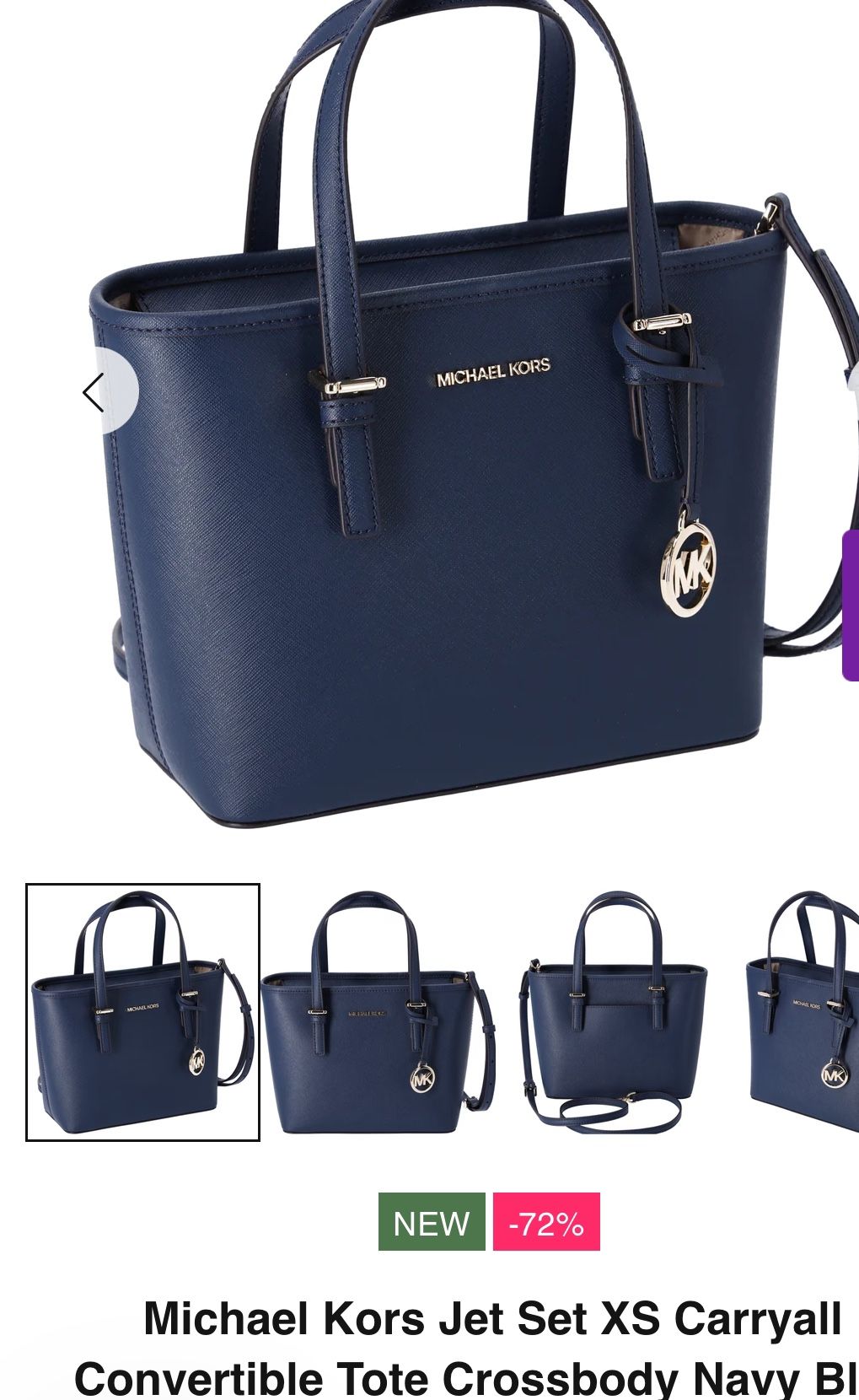 Michael Kors Bag Navy Blue