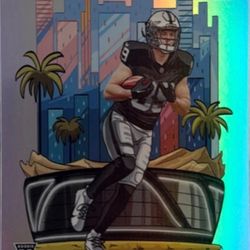 2024 Brock Bowers Downtown Donruss Rookie Card