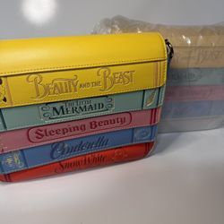 Loungefly Disney Princess Books Classics Crossbody Bag NIBag . Read description