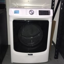 Maytag - 7.3 Cu. Ft. 10-Cycle High-Efficiency Electric Dryer - White