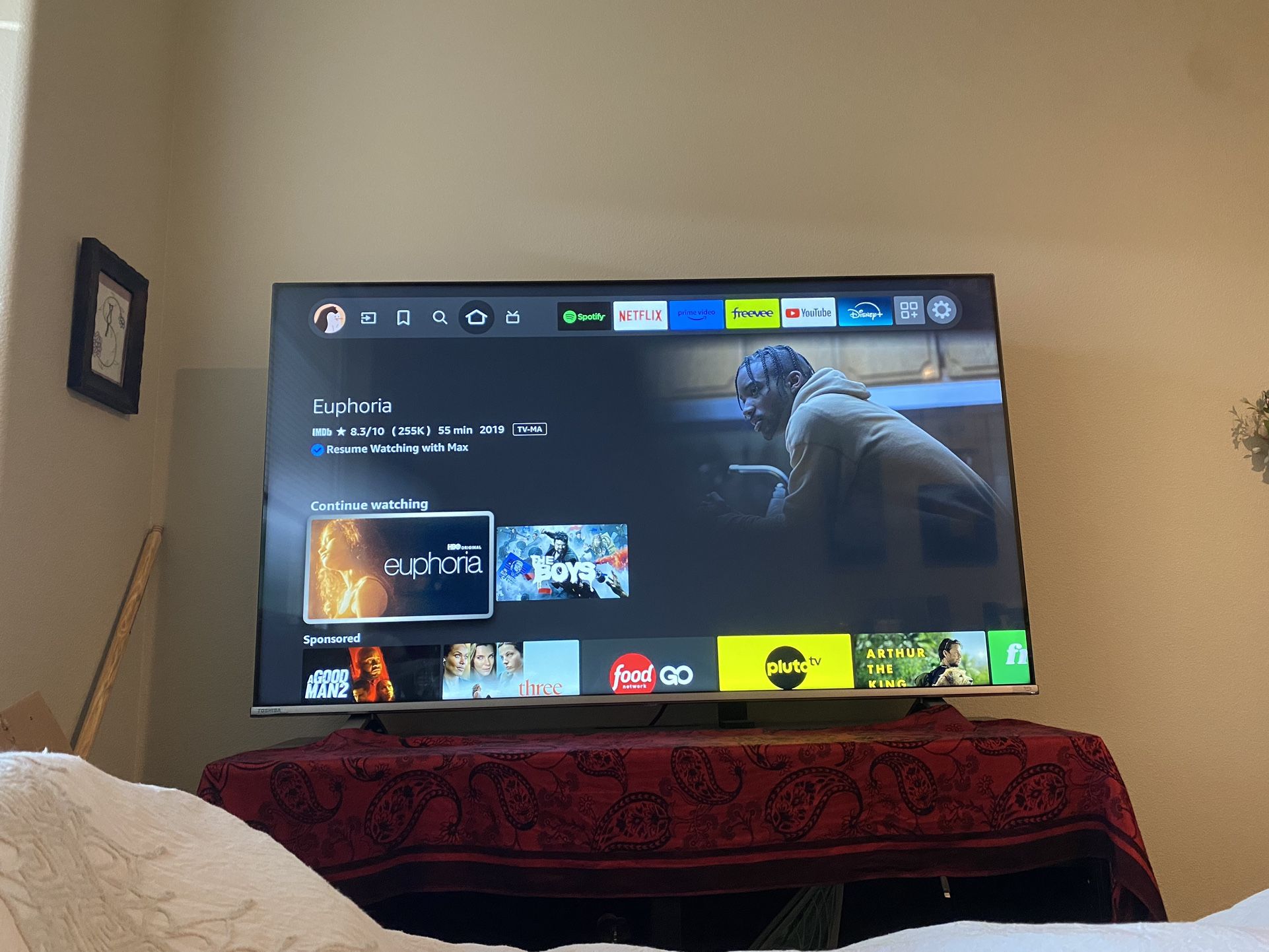 Toshieba - 55" Class C350 Series LED 4K UHD Smart Fire TV