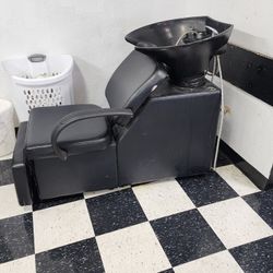 Hair Wash Bowl & Chair